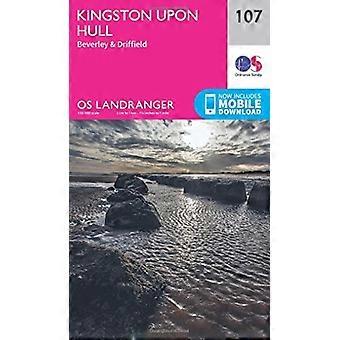 Kingston-upon-Hull, Beverley & Driffield (OS Landranger carte) Landranger (107)
