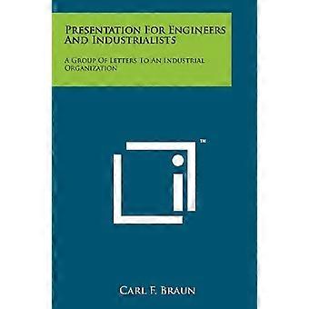 Presentación para ingenieros e industriales: un grupo de cartas a una organización industrial