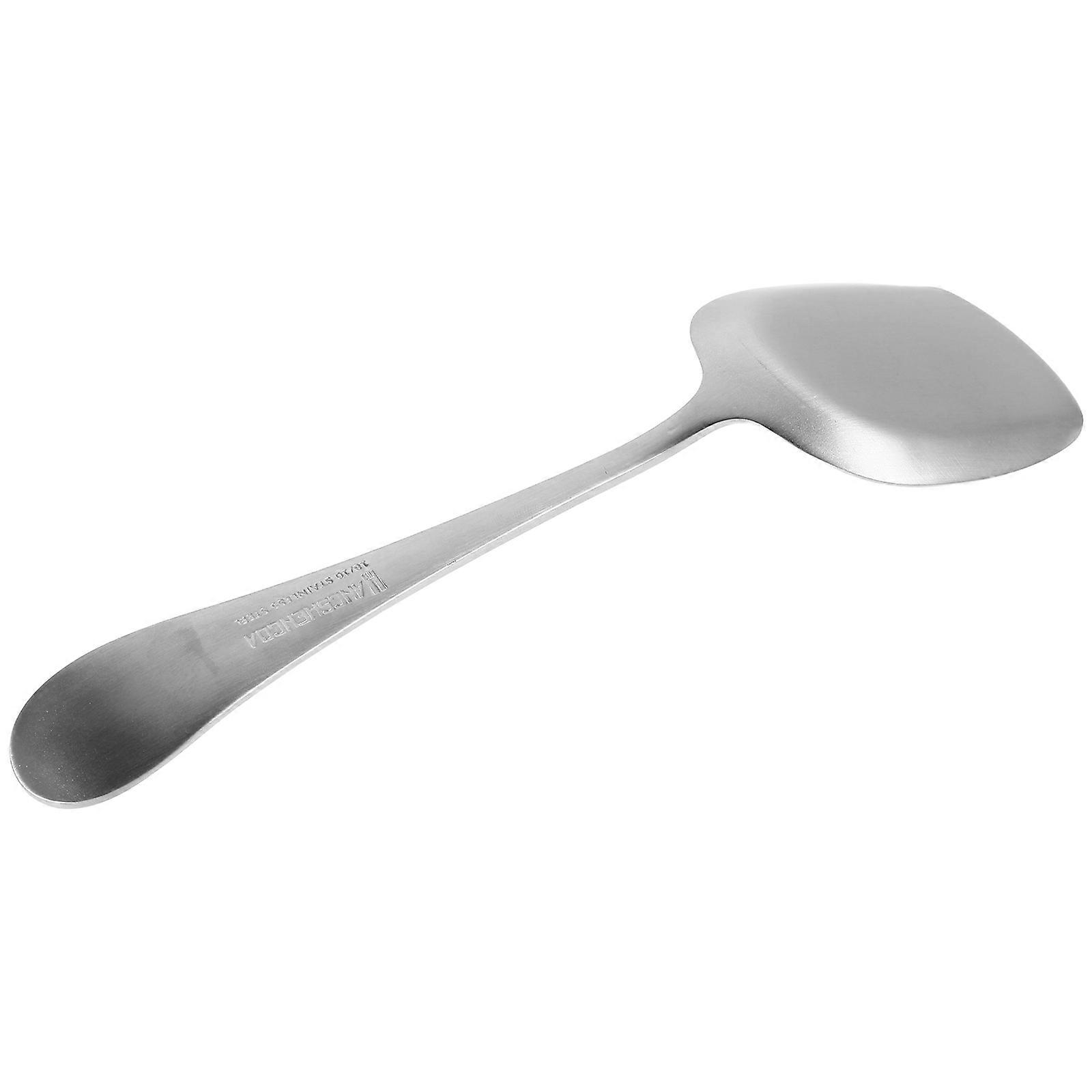 Square Head Stainless Steel Serving Spoon for Dining