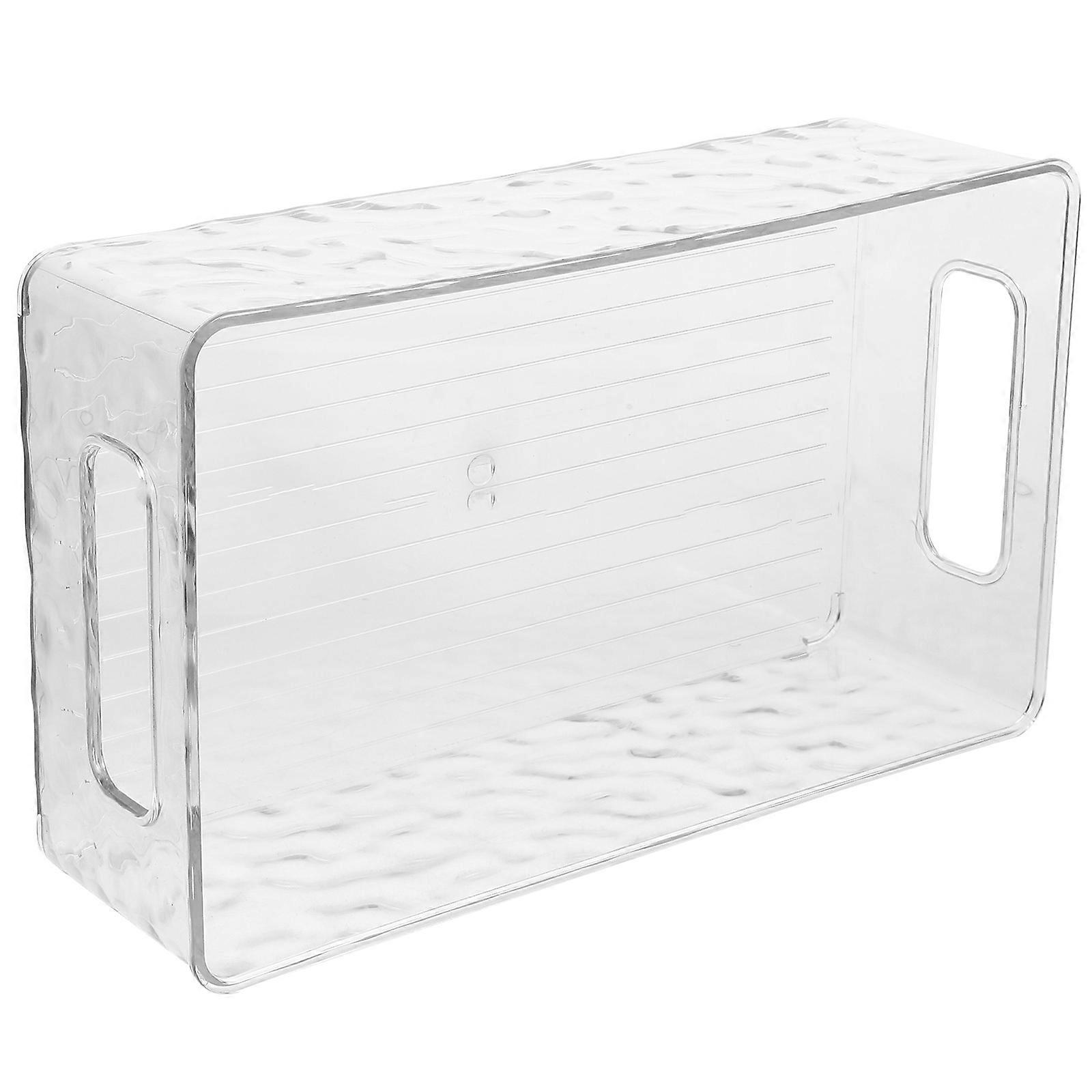 Rectangular Perfume Tray Clear Plastic Tray for Storage 3Pcs