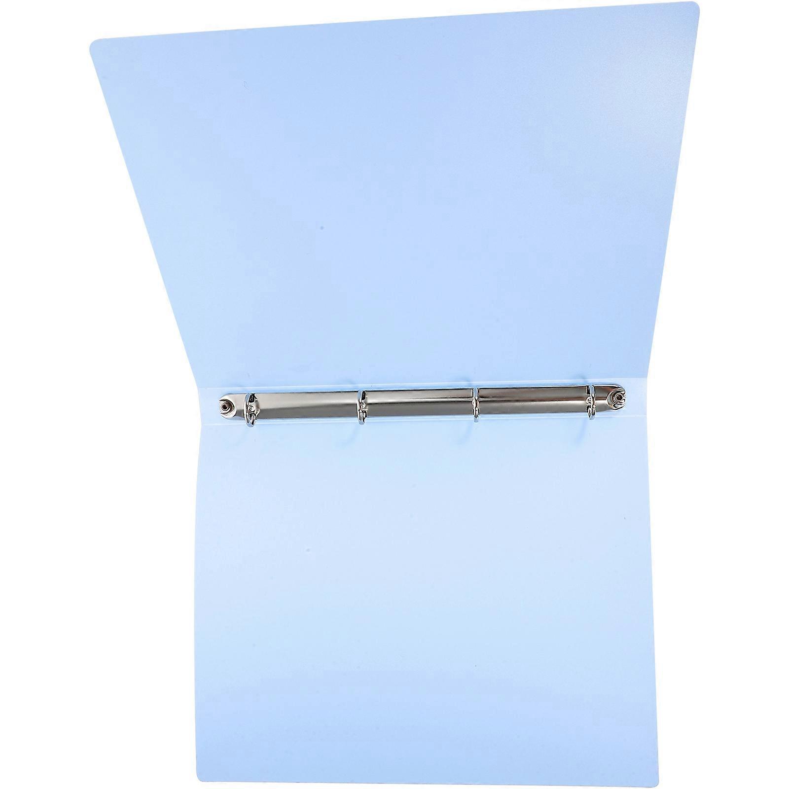 Office Document Organizer A4 File Folder for Student Use 2Pcs Blue
