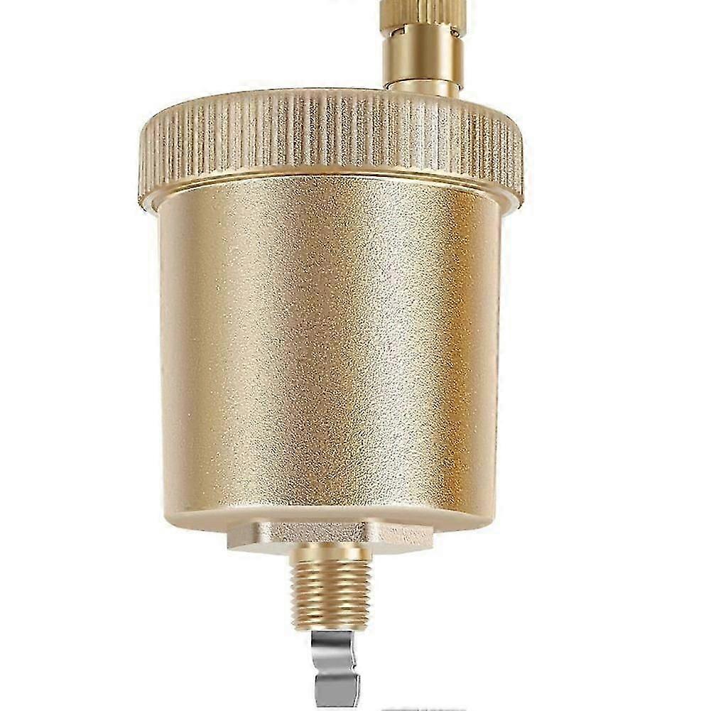 Automatic Air Vent Valve Kit, 1/8 Inch Automatic Air Bleed Vent, Compact Brass Automatic Float Valve