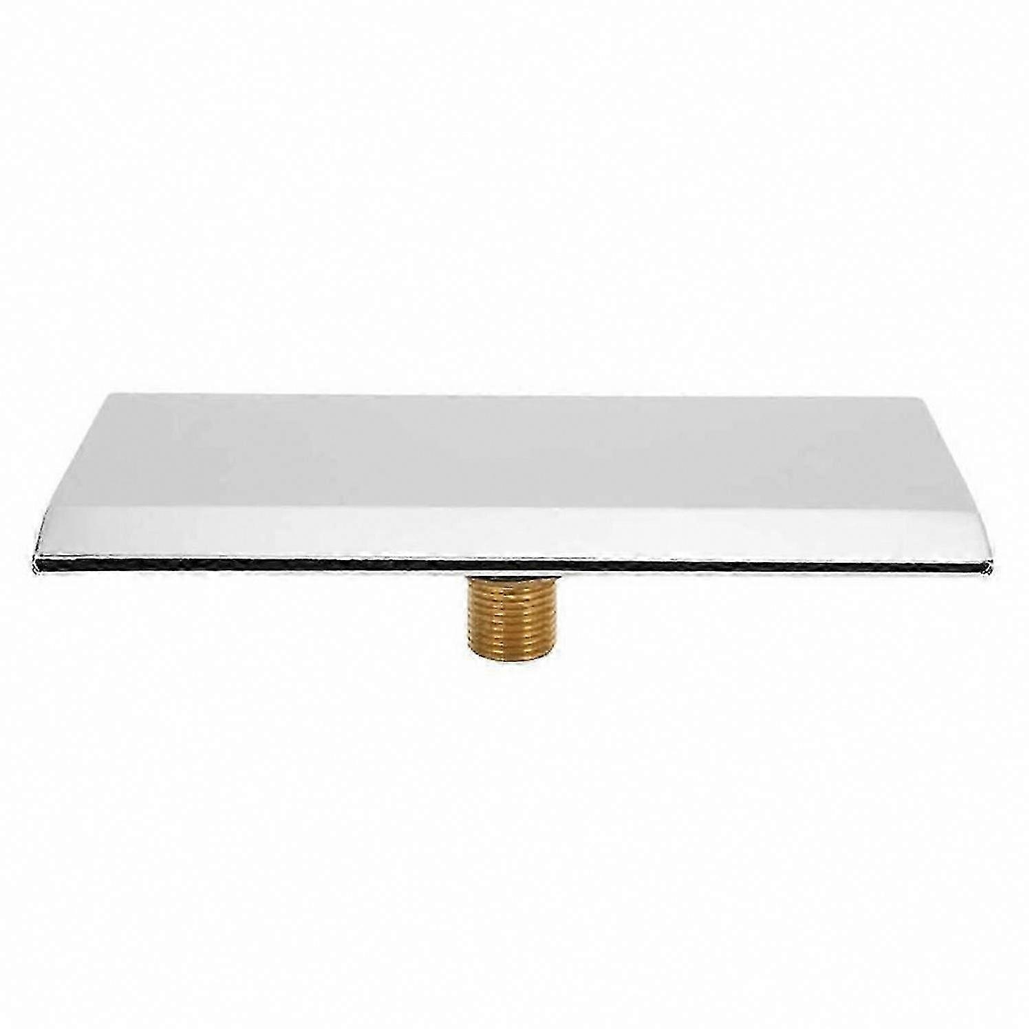 Wall Mounted Waterfall Spout, G1/2 Thread, Silver Pool Bath Outlet