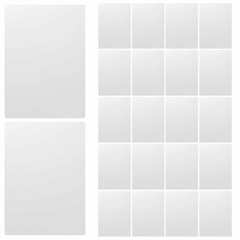 Clear Plastic Binding Cover for Documents 80Pcs Transparent Paper Sleeve for Presentation
