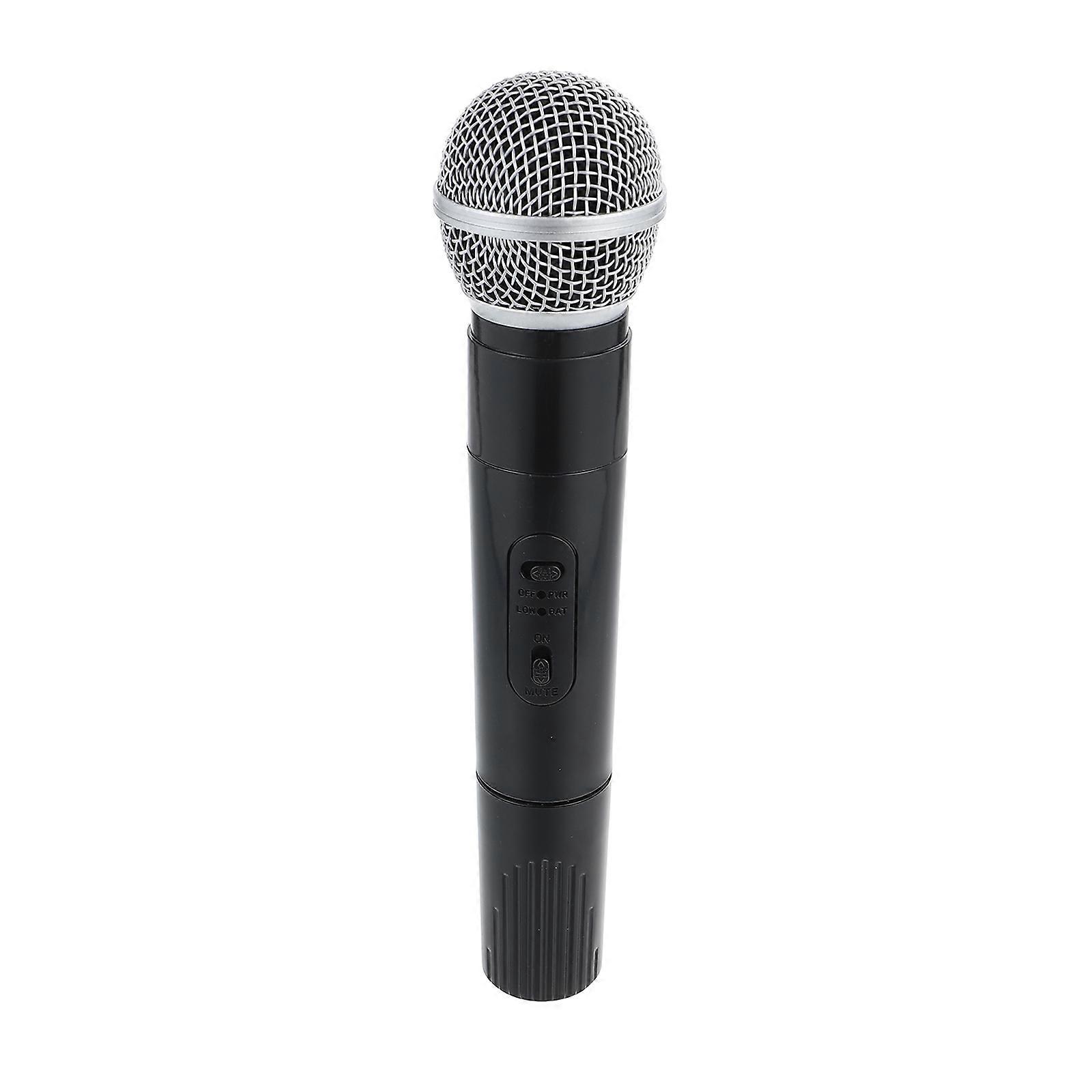 Wireless Microphone Model Toy for Role Play Interviews Stage Performance 1Pcs