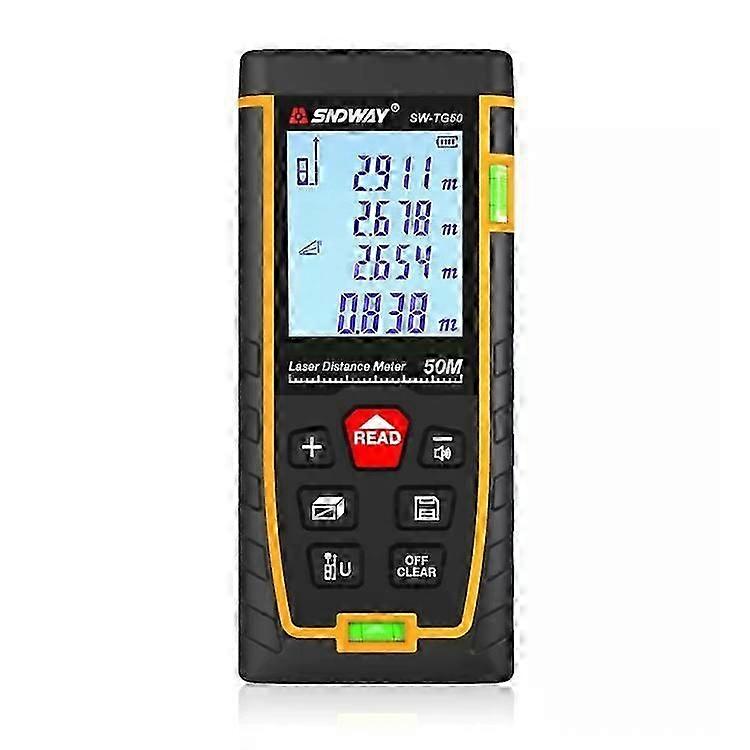 Laser Distance Meter-Double Horizontal Bubble,SW-TG50 by