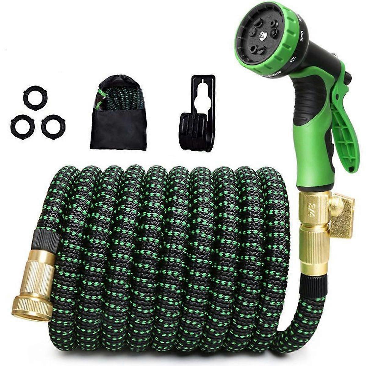 15-meter telescopic hose with bracket and 10-function nozzle