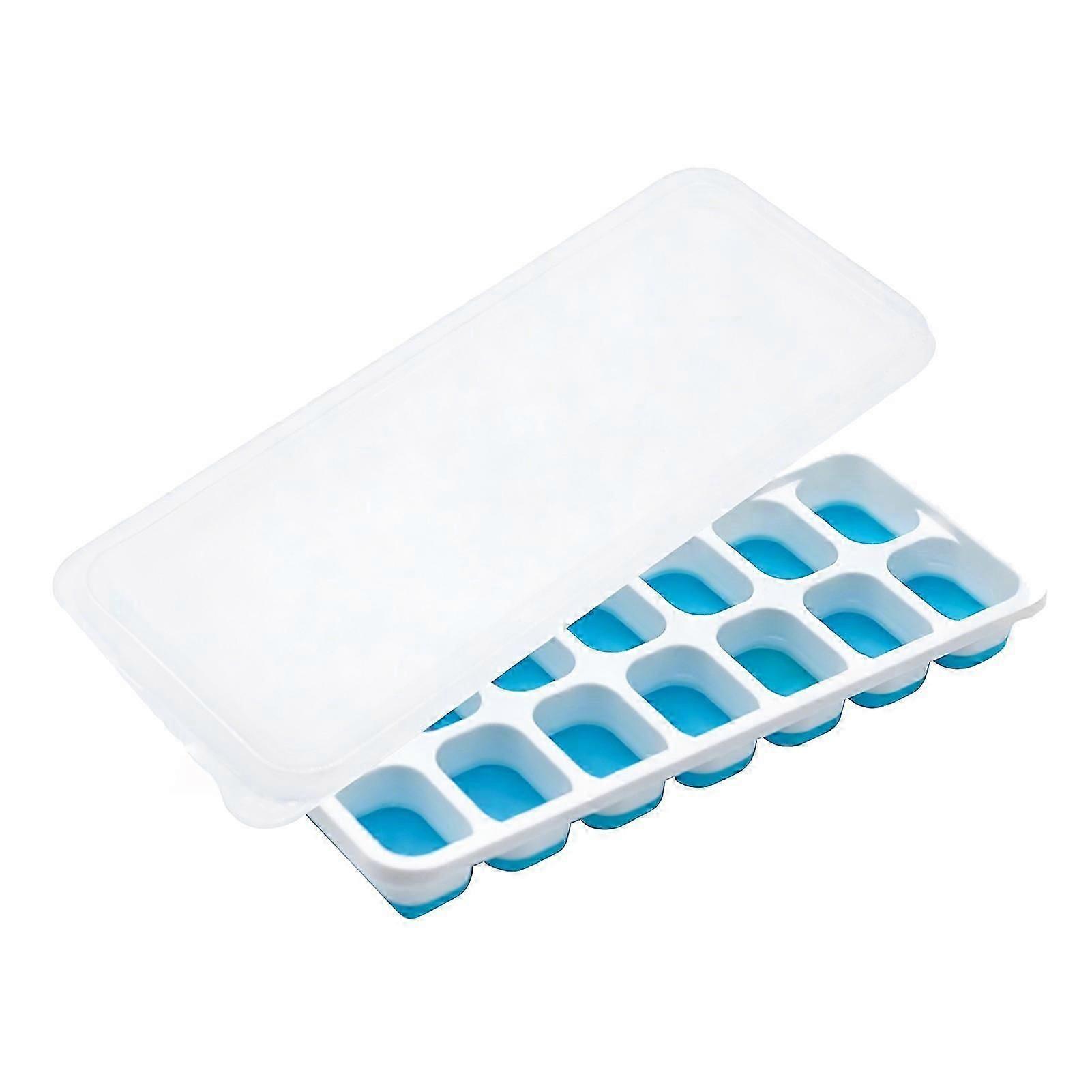 Silicone Ice Tray  with Flexible Base  compatible with Easy Demold