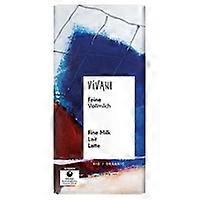 Organic milk chocolate 80 g