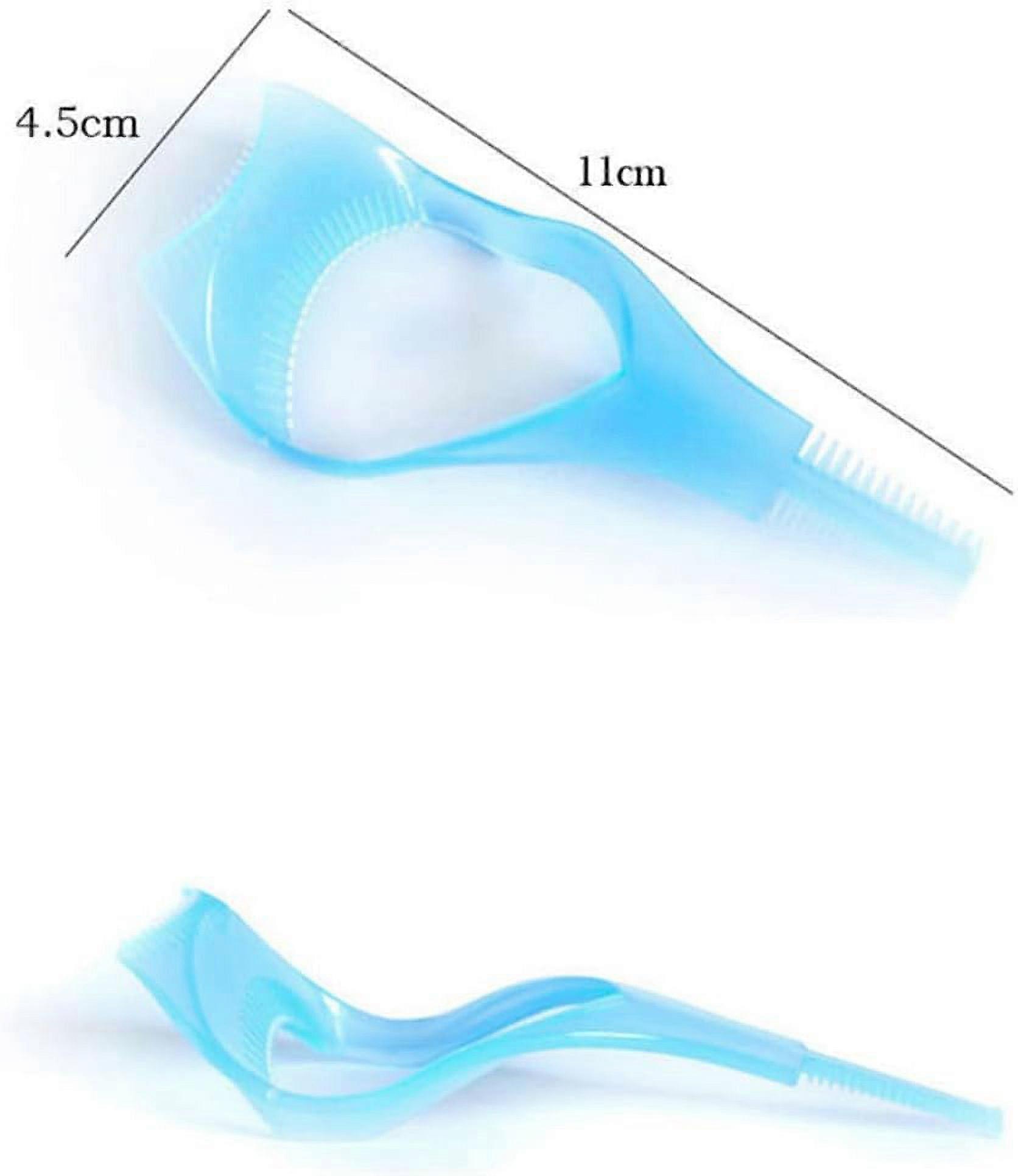 2 Pcs Plastic Makeup Eyelash Tool Upper Lower Eye Lash Applicator Guide with