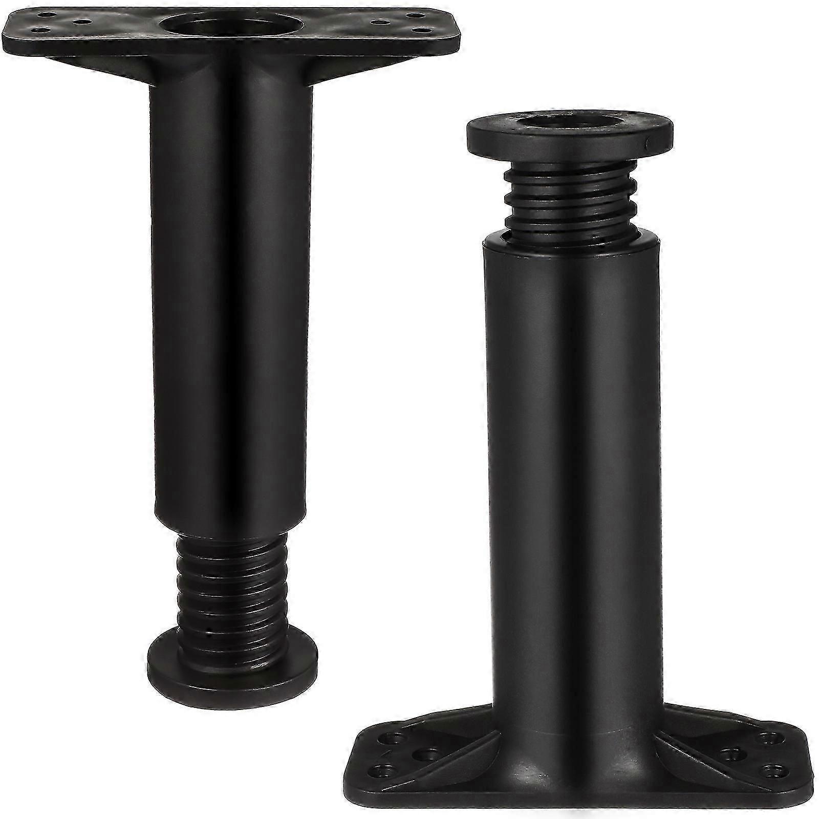 2pcs Adjustable Bed Frame Support Legs (5.11-8.66in Height Range)