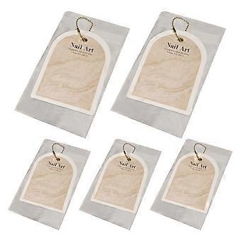 5Pcs Nail Art Bags Ins Style Dust-proof Durable Stylish Storage Solution Display Reusable Nail Art Bags