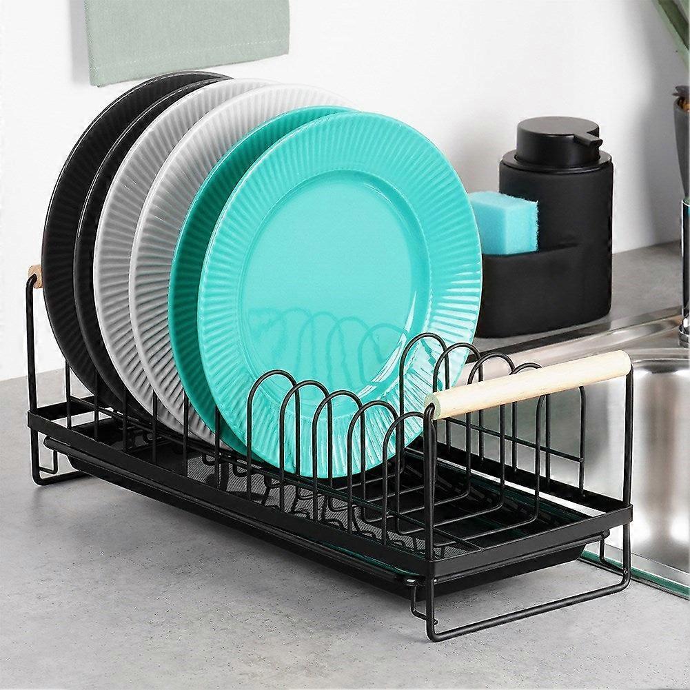 Dish drainer black 39x16x14.5 cm