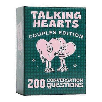 2025 Talking Hearts Conversation Cards 200 Questions Couple Card Game for Date Nights Adventures 26-27