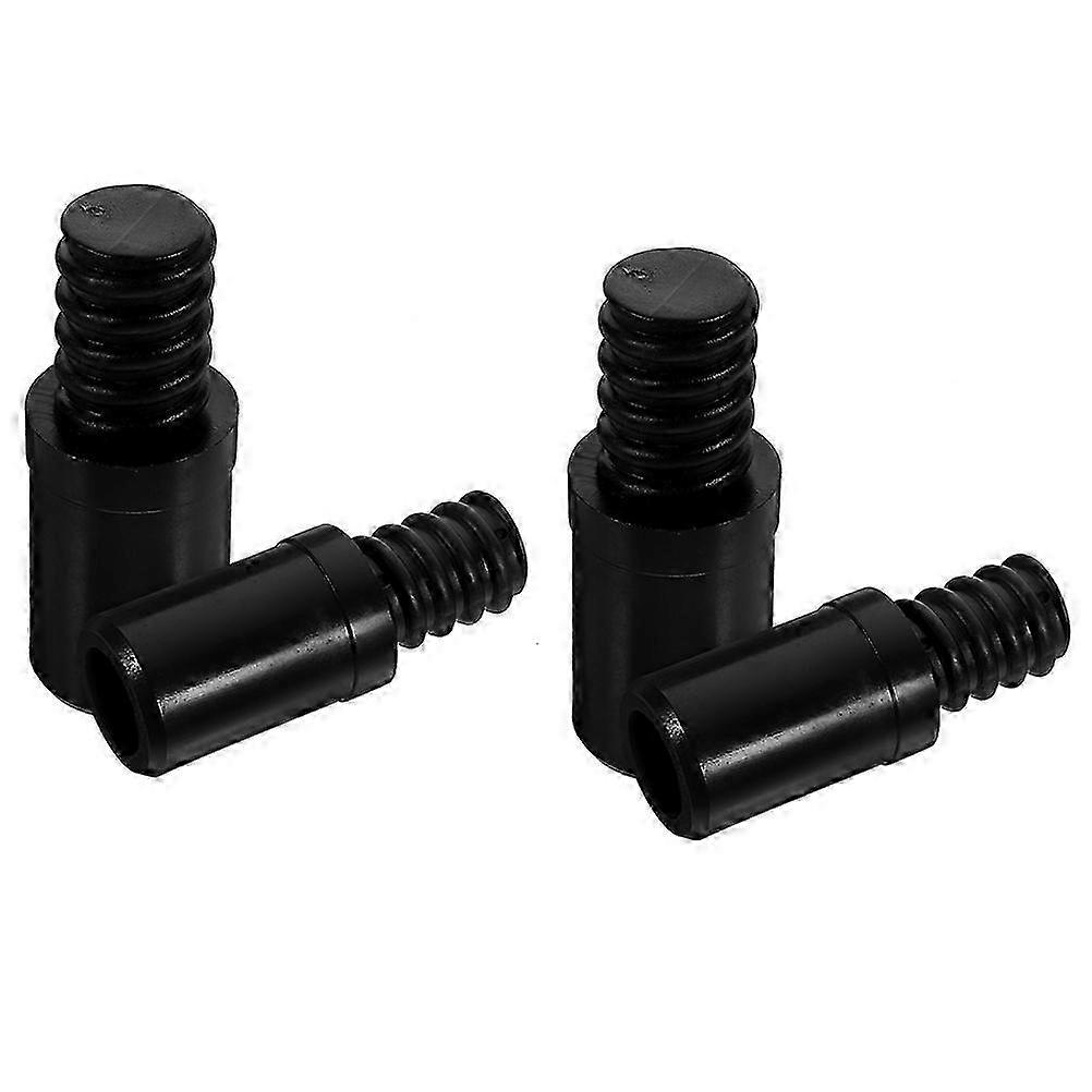 4Pcs Broom Extension Pole Adapter Tip Plastic Threaded Handle Tip Broom Repairing Threaded Tip