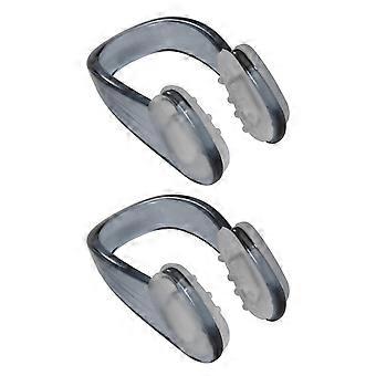 Clip nasal de silicona para natación, protector nasal para adultos (10 unidades)