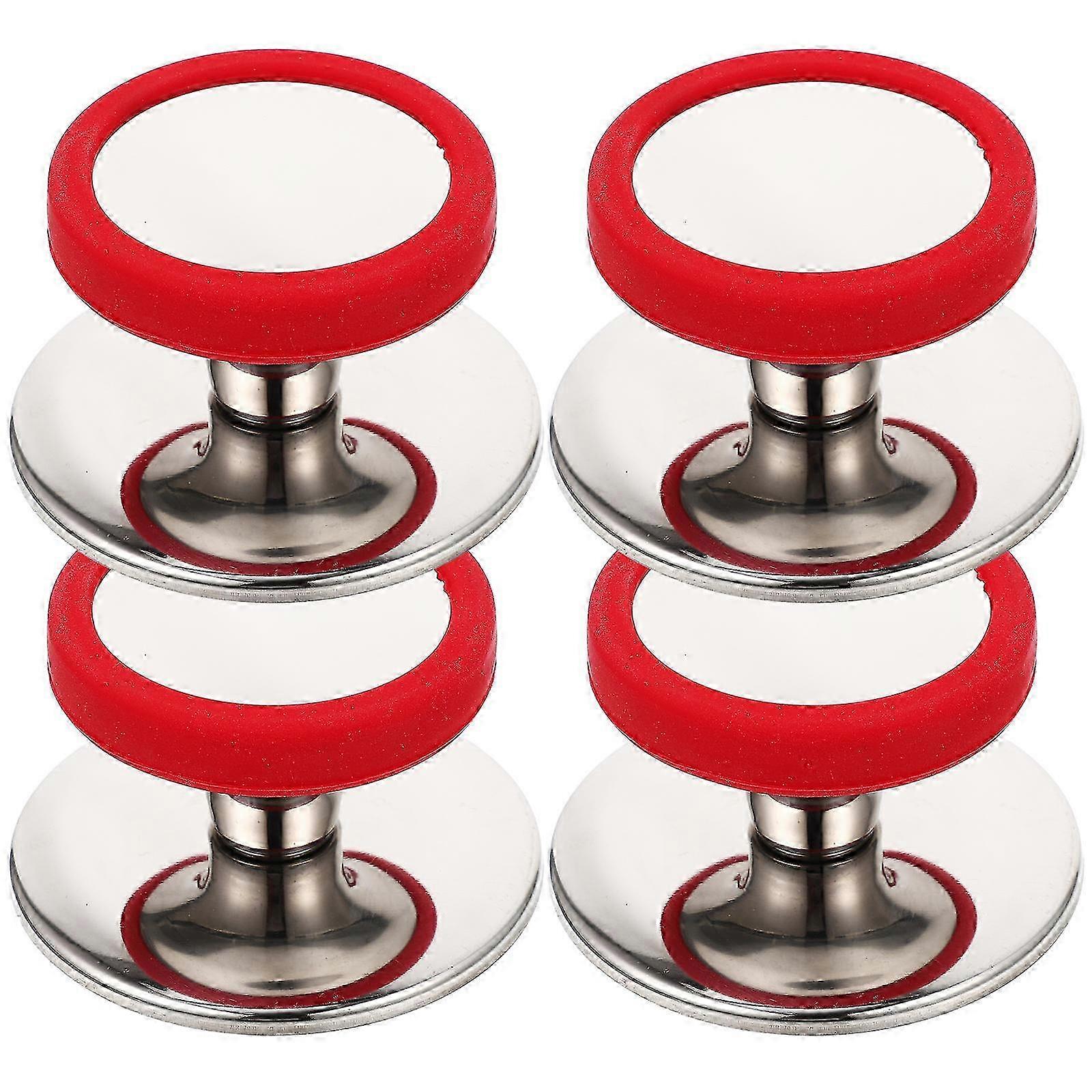 Strong and Pan Lid Knobs Easy to Clean Pot Lid Accessories Multi 4Pcs