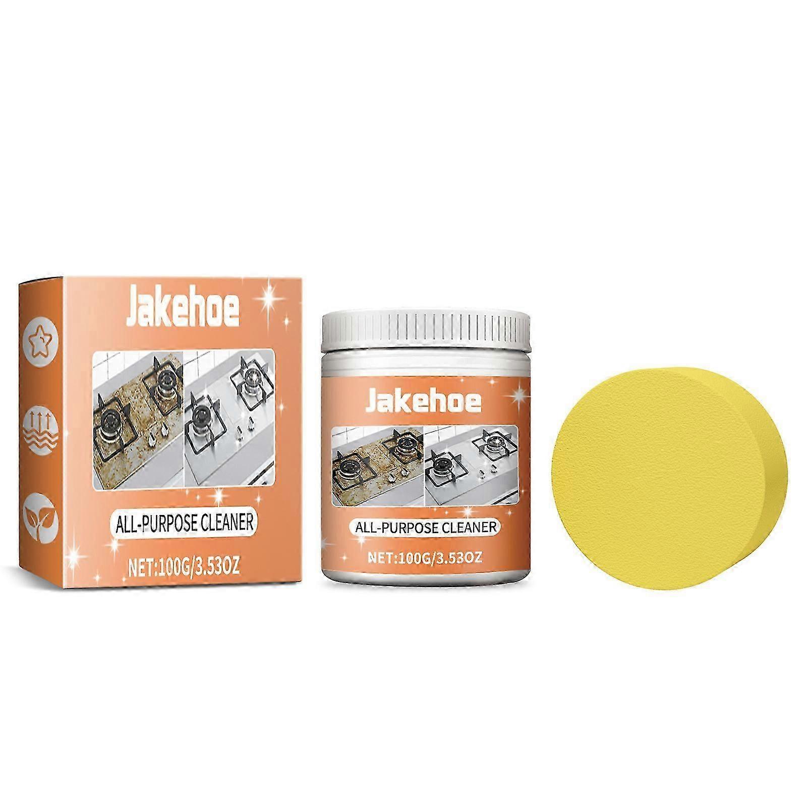 Multi-Purpose Cleaning Cream w/ Sponge, Multi-Effect Cleaning Kitchen