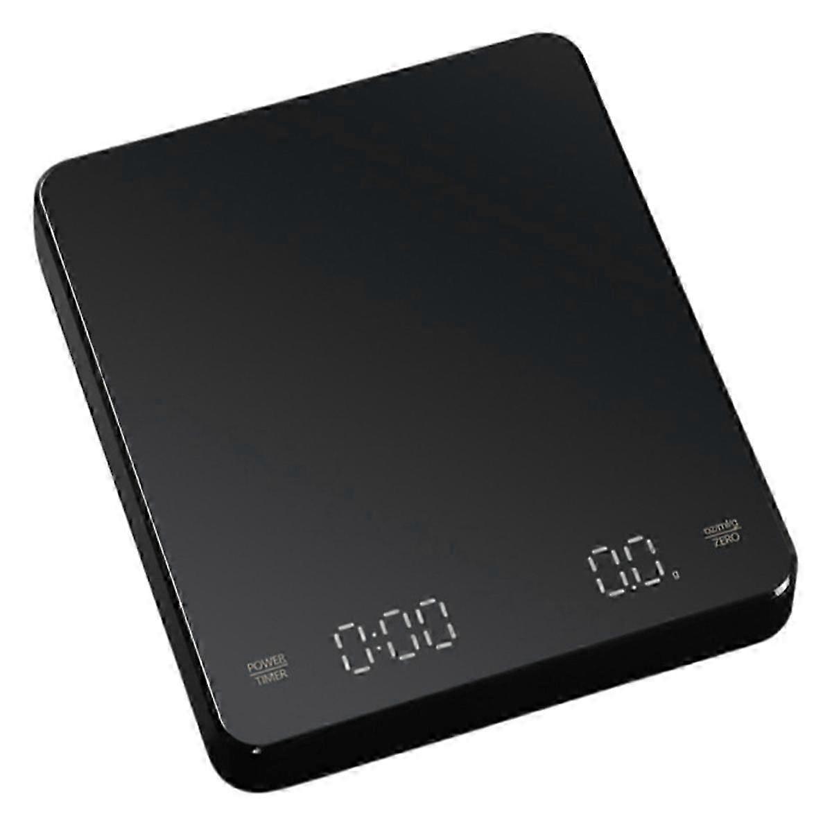 Pour-over Coffee Scale, -Border Timer, Accurate Kitchen Electronic Scale, Rechargeable, Smart Digital Display