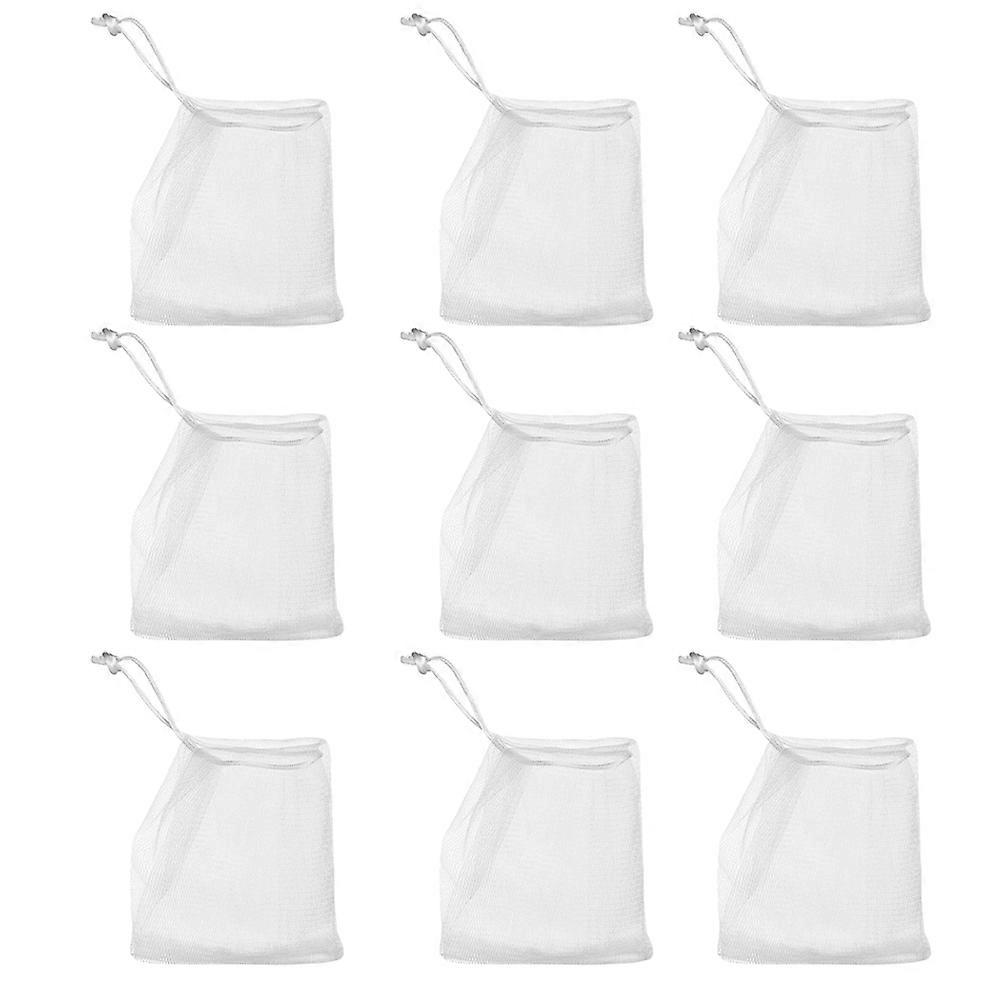 Soap Bag Multi-Function Household Soap Nets for Bathing 60Pcs White