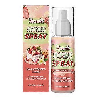 Roxelis Strawberry Cake Körperspray 100ml – Langanhaltend, feuchtigkeitsspendend, hypoallergen