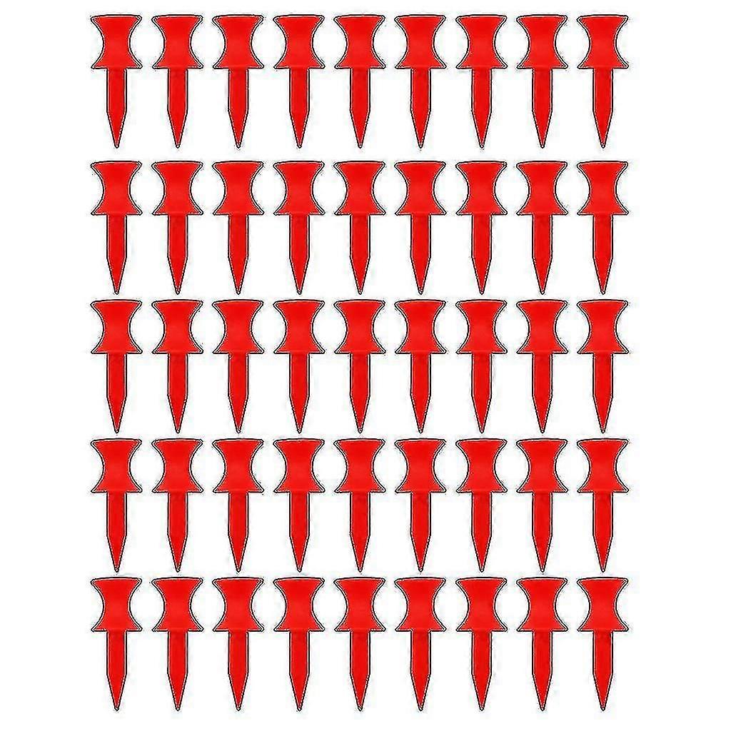 50pcs Golf-tees Step Down Plastic Unbreakable Reusable Bulk Professional Height