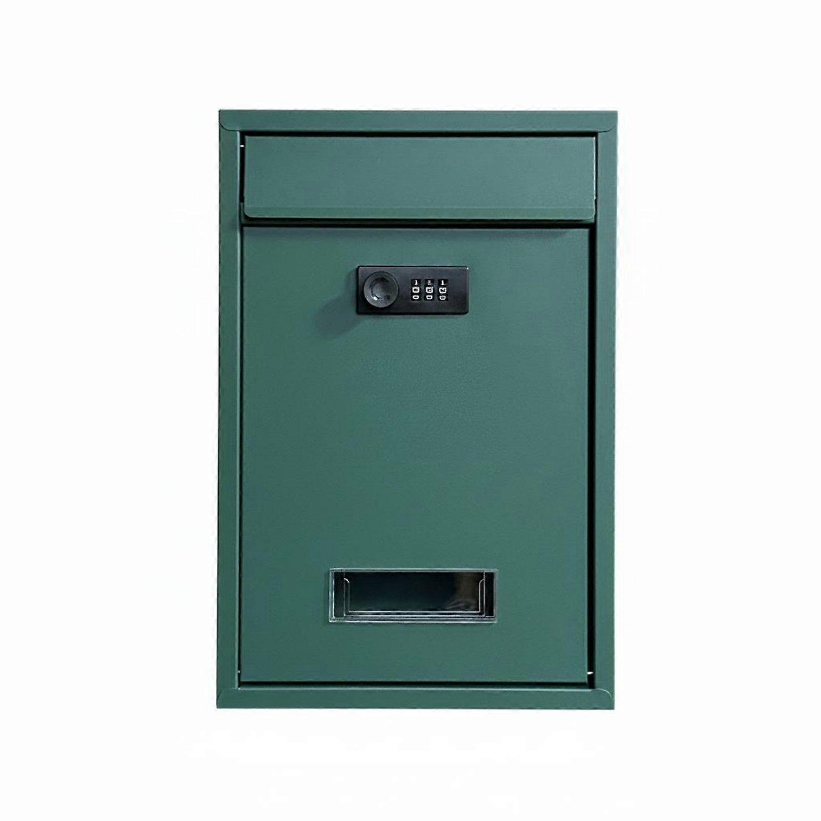 Waterproof Outdoor Mailbox Rainproof Wall Mounted Mailbox Keyless Combination