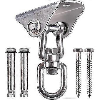 1000 lb Capacity 360° Swivel Swing Hangers, Heavy Duty Swing Hooks with 4 Screws for Concrete Ceilings