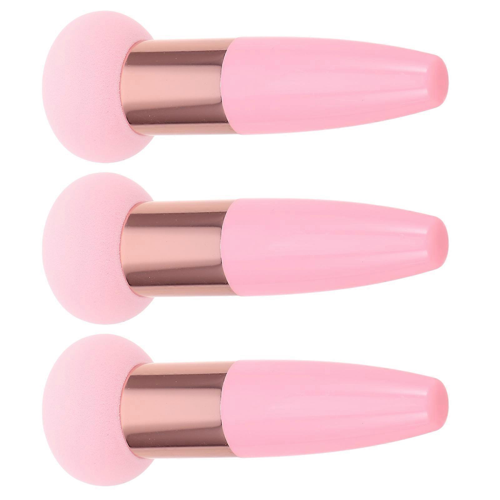 Sponge Makeup Applicator with Handle for Foundation Application 6Pcs