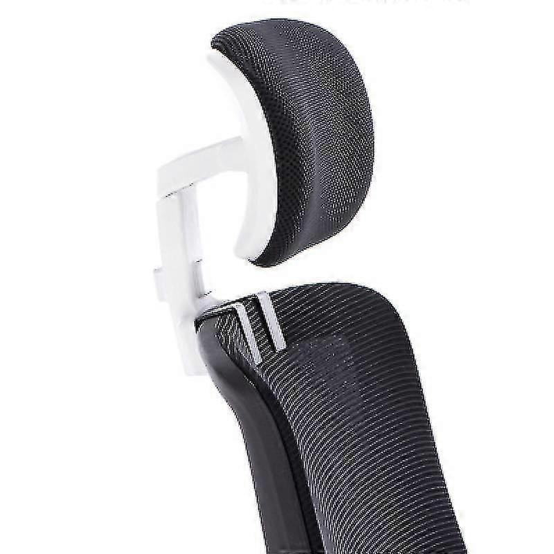 Office chair headrest attachment - Upholstered adjustable angle cushion