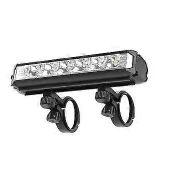 Luce anteriore a LED per scooter elettrico 4000mAh Torcia elettrica impermeabile Ricarica USB Lampada da bicicletta Nero szrh21