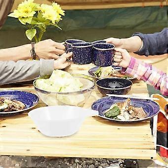 Outdoor Cooking Utensils Set 5 Sets Reusable Plastic Bowl Set Designed For Campers And Outdoor Enthusiasts Assorted Color 6Pcs