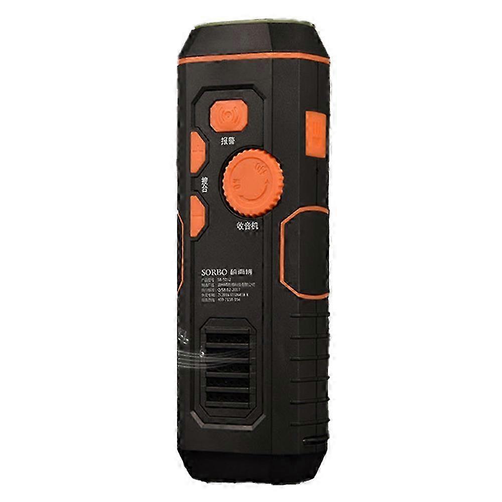 Multifunctional Hand Crank Flashlight Dynamo Powered Emergency LED Flashlight Rechargeable Outdoor Lighting