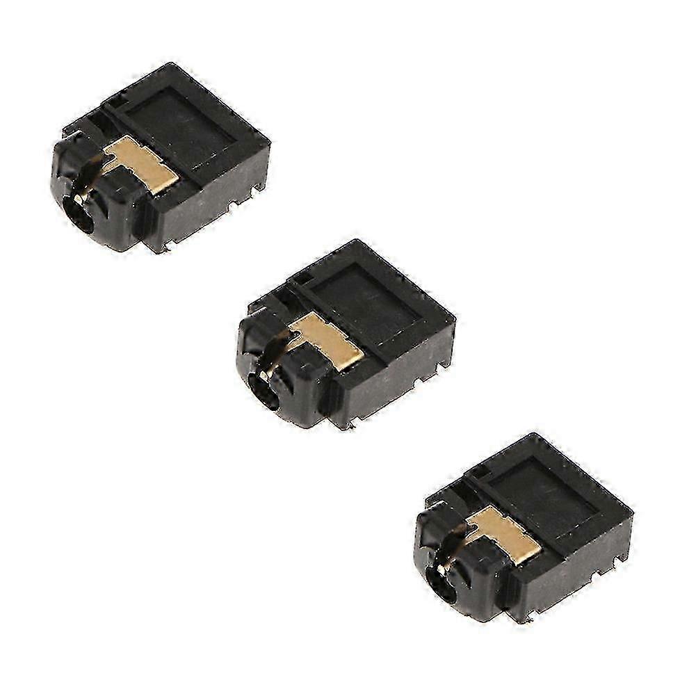 3-Pack 3.5mm Audio Jack Replacement, Metal, Compatible with Game Controllers,x
