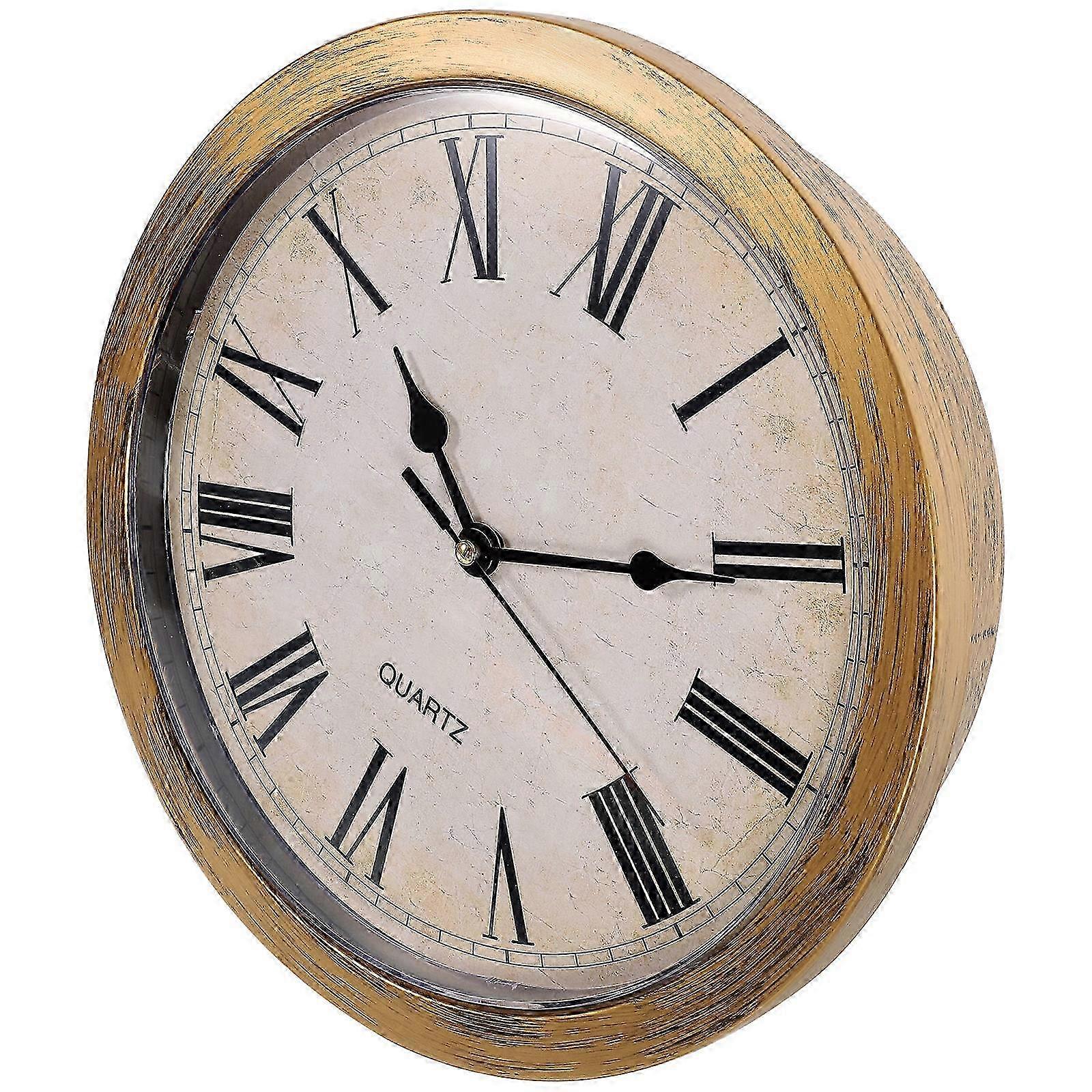 Compact Golden Hidden Storage Clock