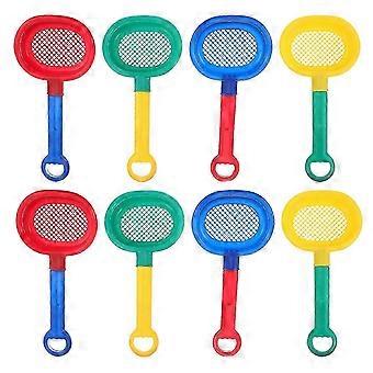 Set of 8 plastic beach sand shovels with long handles, children's bath toys (XI)WHBYV