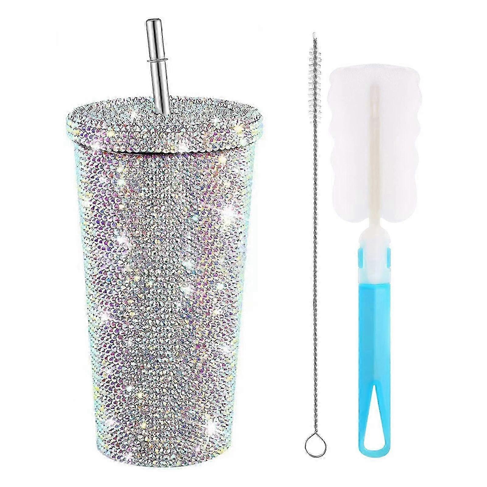 Glitter Rhinestone Insulated Cup