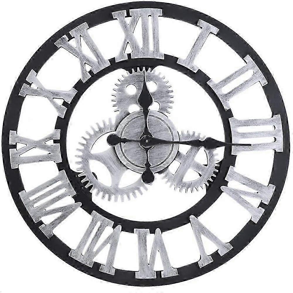Silent Gear Wall Clock 30cm