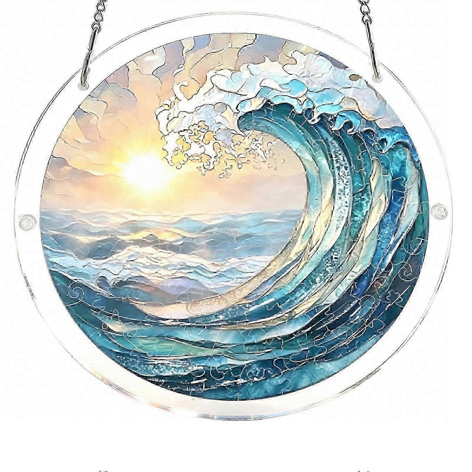Interlocking Acrylic Suncatcher Puzzle