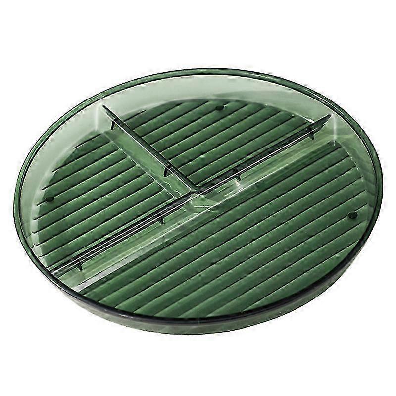 4-Segment Round Reusable Food Tray