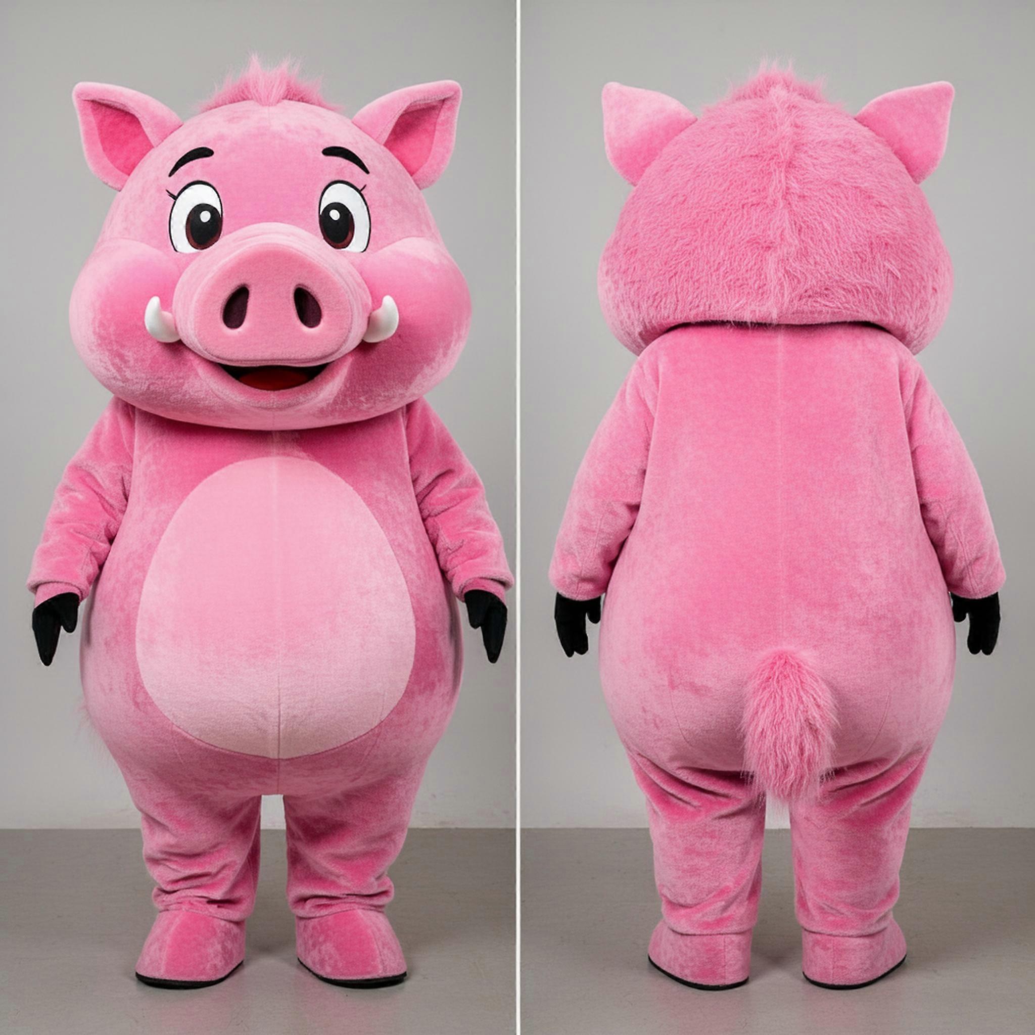 MASTICOT Rosy Round Wild Boar Mascot