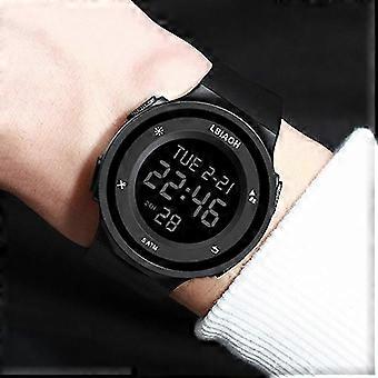 Waterproof Electronic Wrist Watch with Silicone Strap for Men, Women, Boys & Kids Sports