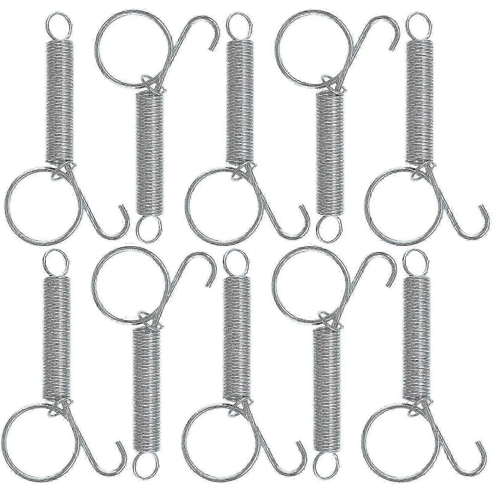 10 Pcs Spring Cage Door Latch Door Spring Hook Rabbit Cage Door Spring Hook
