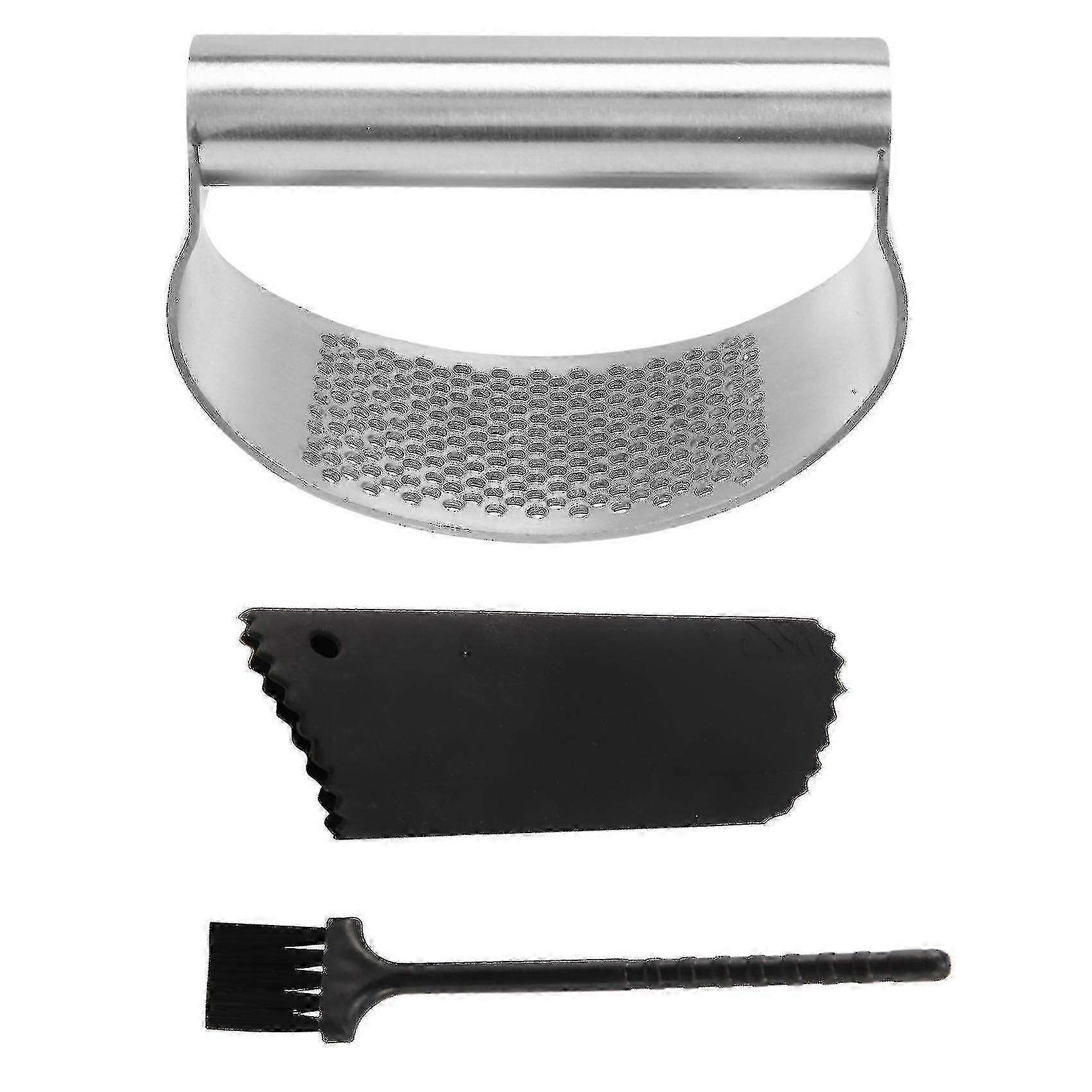 Silicone Sleeve Garlic Press Set
