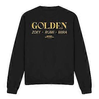 K-Pop Demon Hunters Unisex Adult Huntrix Golden Names Sweatshirt