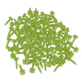 100Pcs 25mm Plastic Castles Golf Tees Sport Double Deck Golf Tees Replacement Short Golf Tees for Golfers Easy to Use 25MM green-af