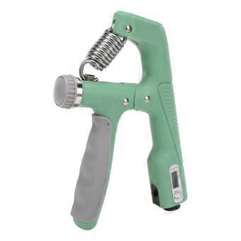 Hand Grip Strengthener with Electronic Counter TPR PP Steel 10 to 100kg Adjustable Forearm Gripper