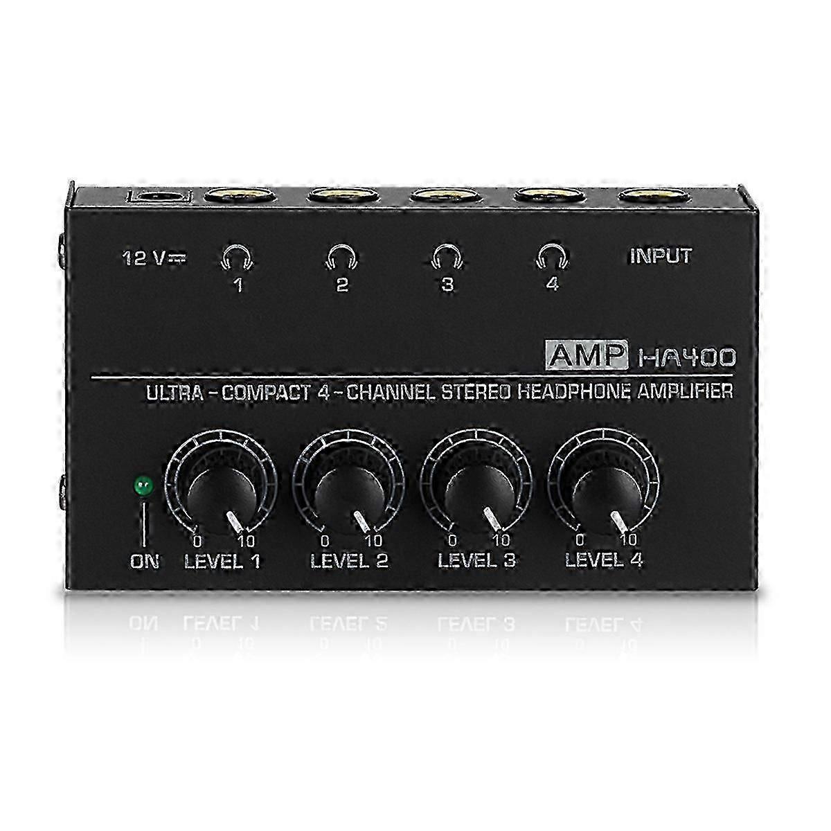 Metal-Bodied 4-Channel Headphone Amp