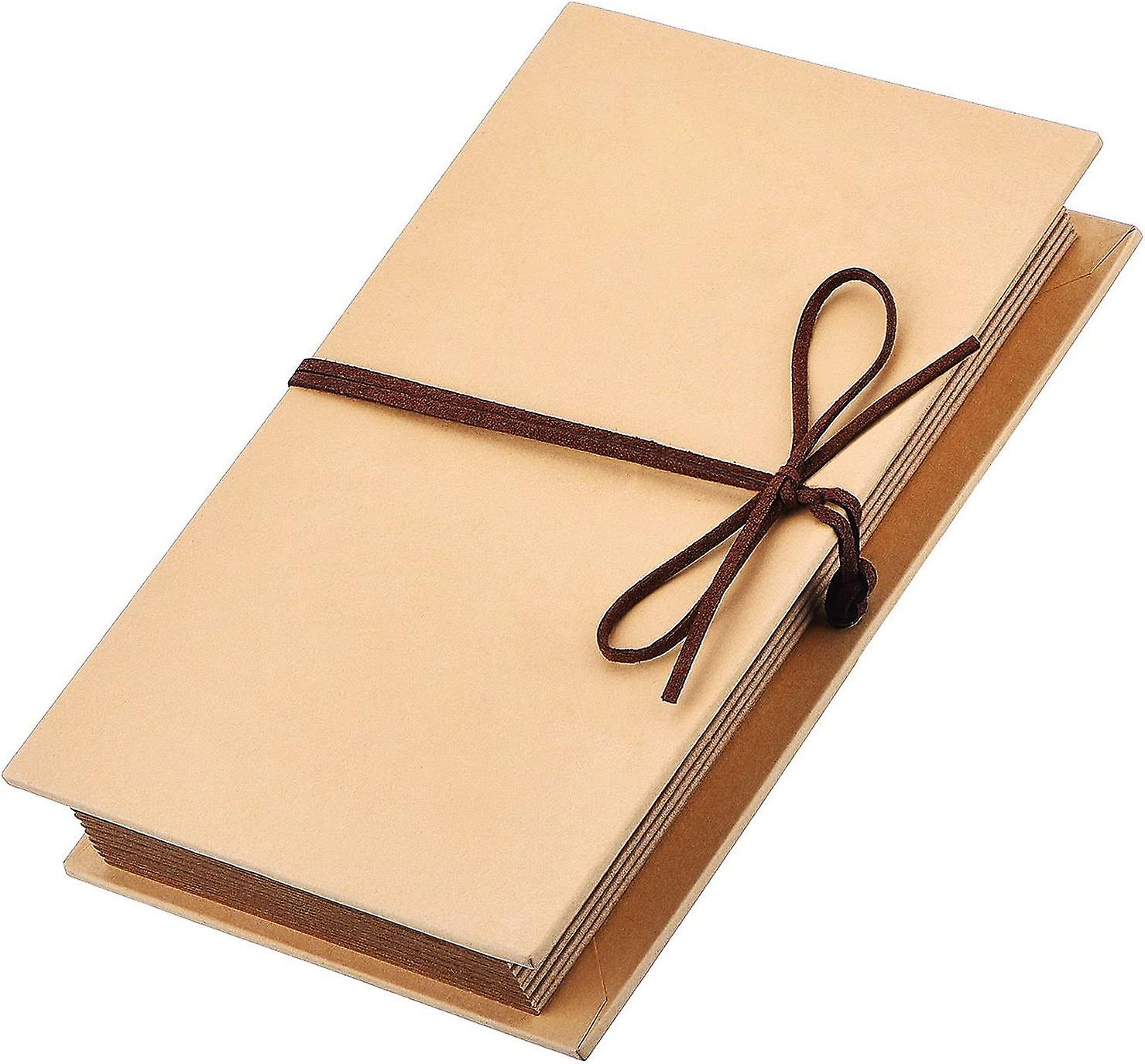 سجل القصاصات غلاف فني ألبوم صور ورق كرافت مصنوع يدويا صنع DIY هدية عيد الحب