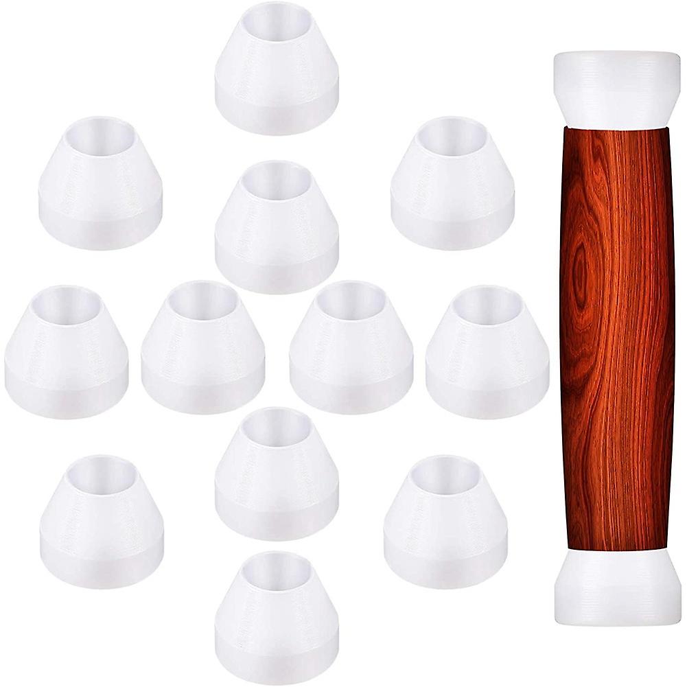 12 Pieces Pen Bushings White Pen Bushings Non-Stick Durable Pen Bushings Synthetic Bushings for CA